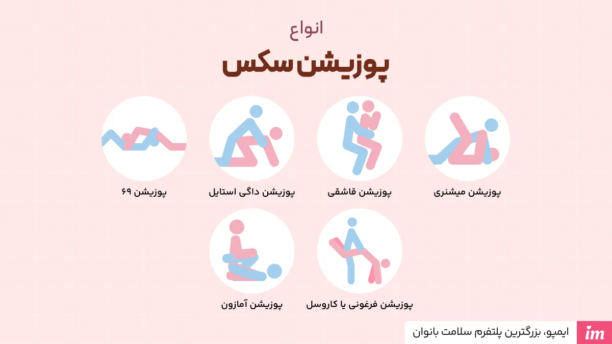 انواع پوزیشن سکس