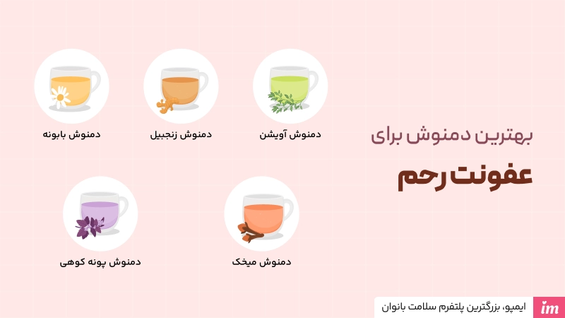 بهترین دمنوش برای عفونت رحم